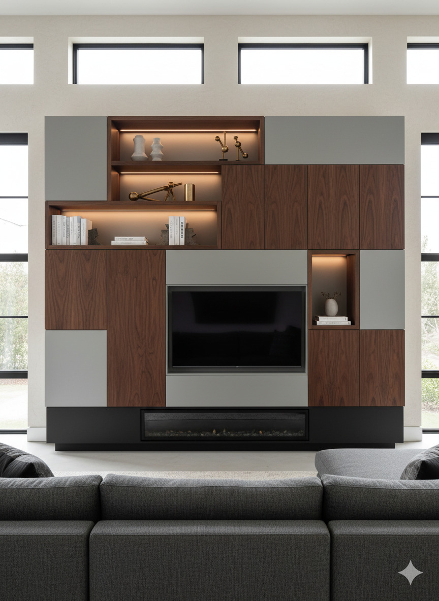 Bespoke storage cabinet with modern design